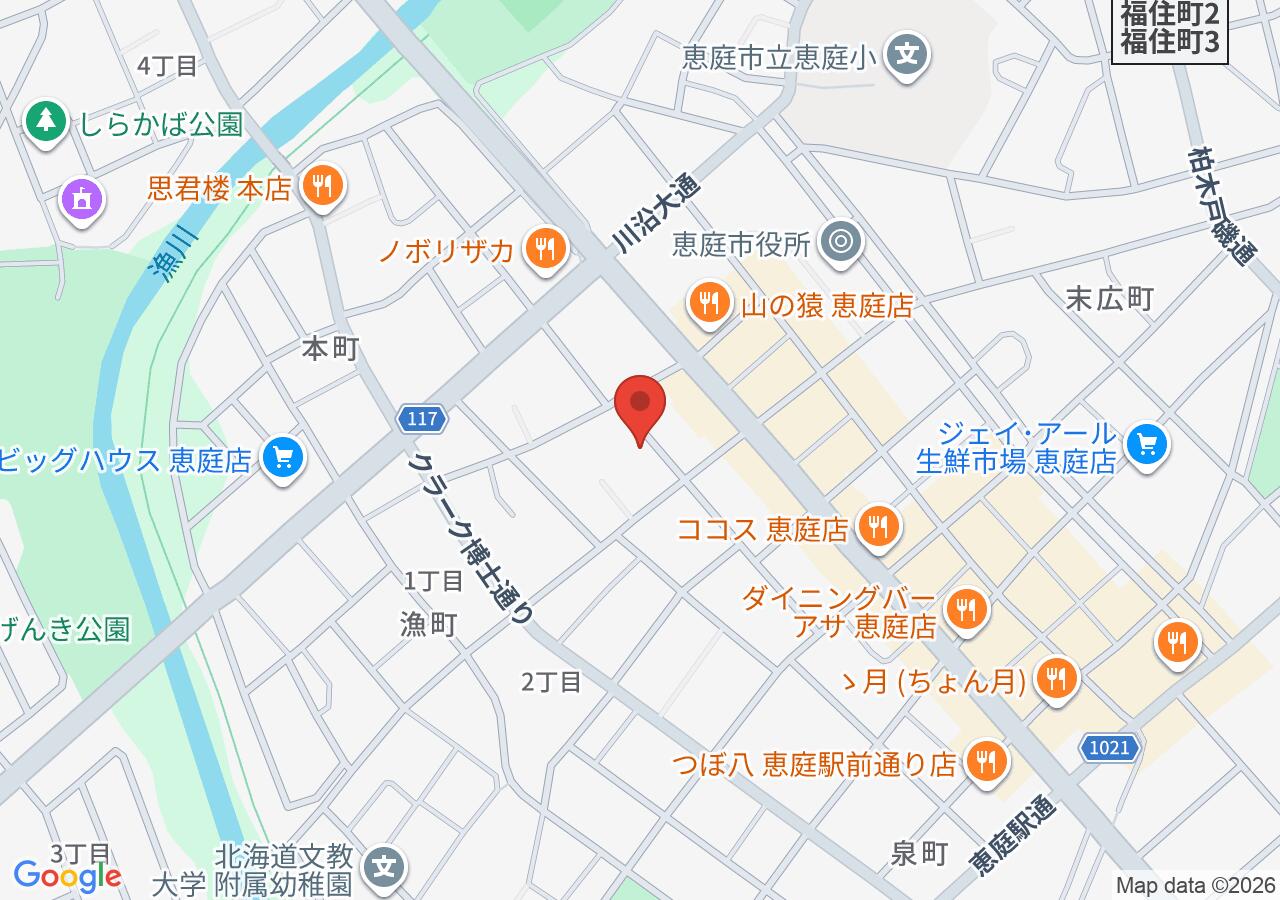 カットクラブ ケンの地図