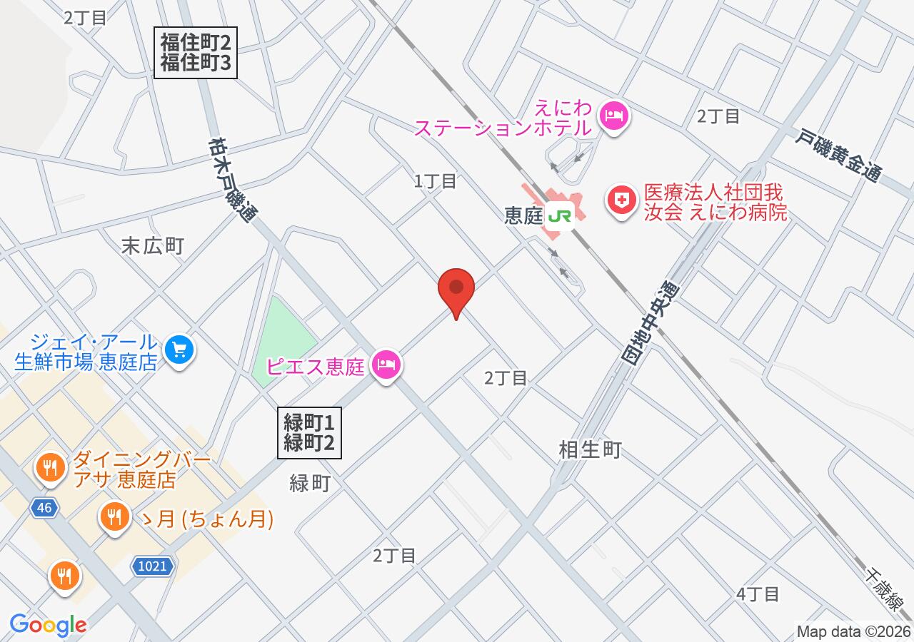 髪明舘ささきの地図
