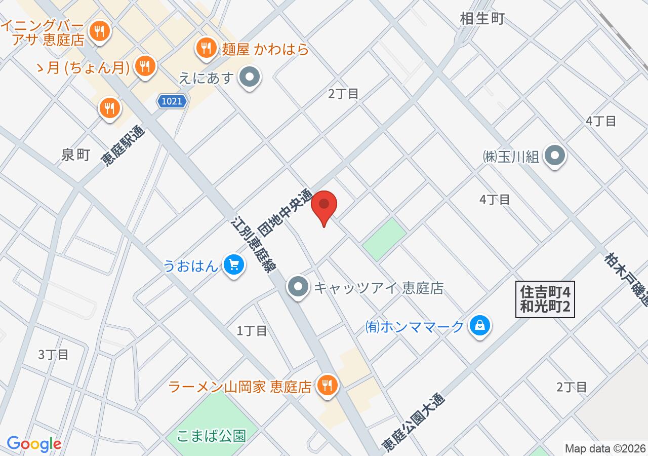 SOULs hair suwaの地図