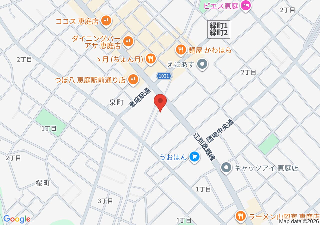flock hairの地図