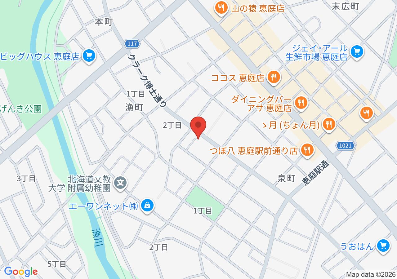 ヘアースタジオＫＩＮＧの地図