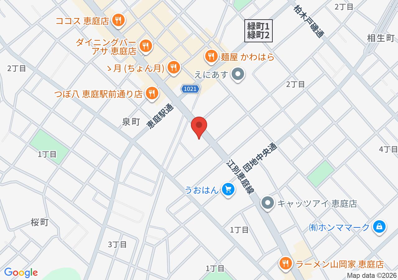 ビッグ恵庭店|㈱パワー・ステーションの地図