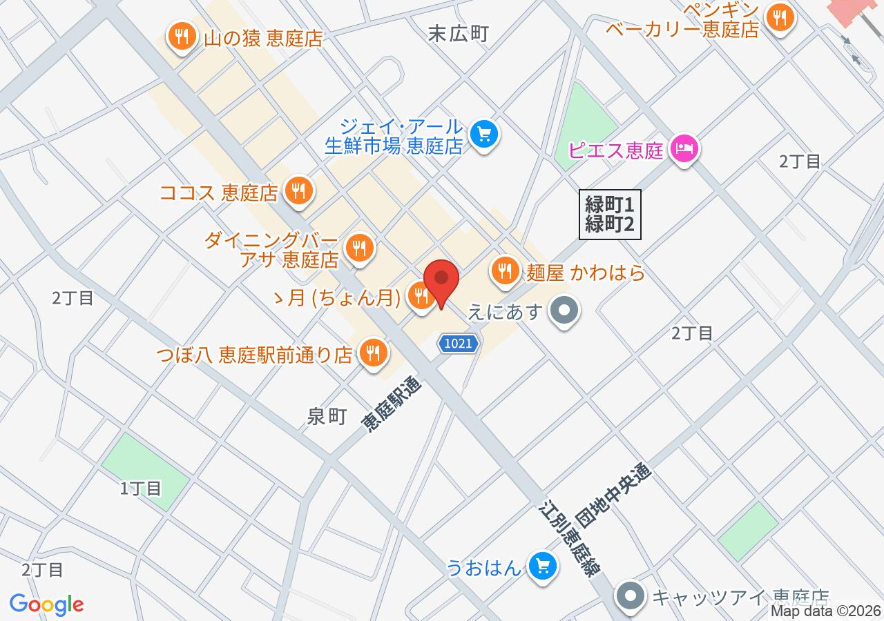居酒屋小ばちゃん 栄恵町本店の地図