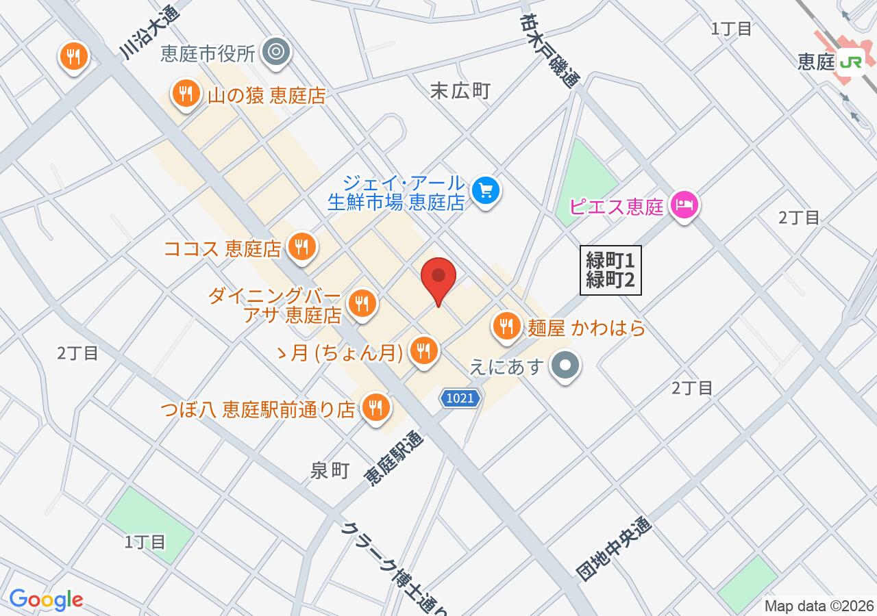 居酒屋えいとの地図