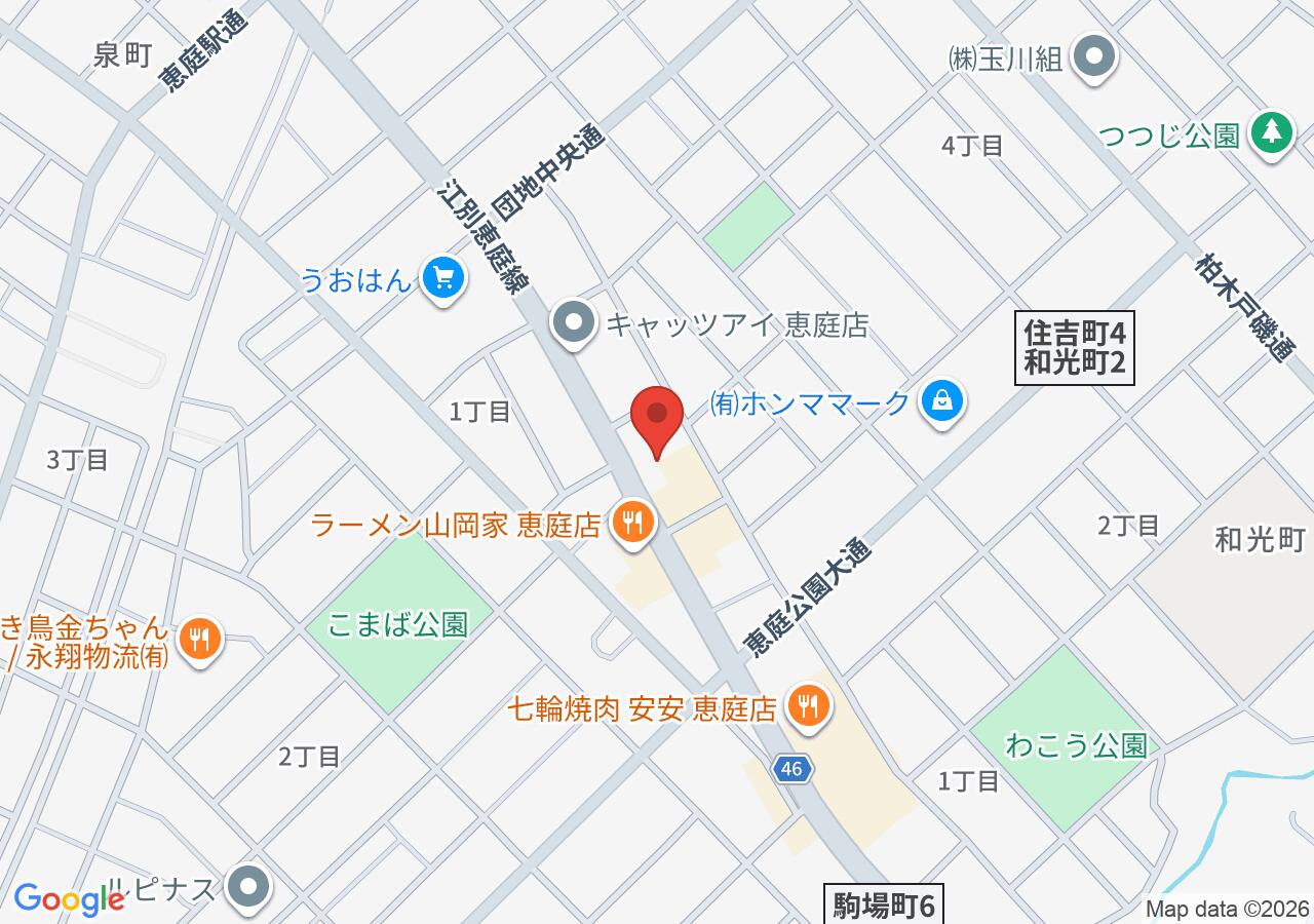 だいち鍼灸接骨院の地図