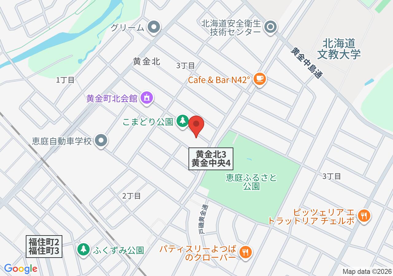 つくし鍼灸院の地図