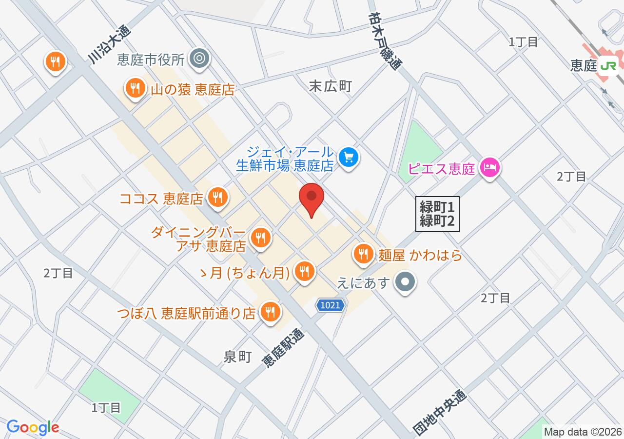 やきとりのあじろの地図