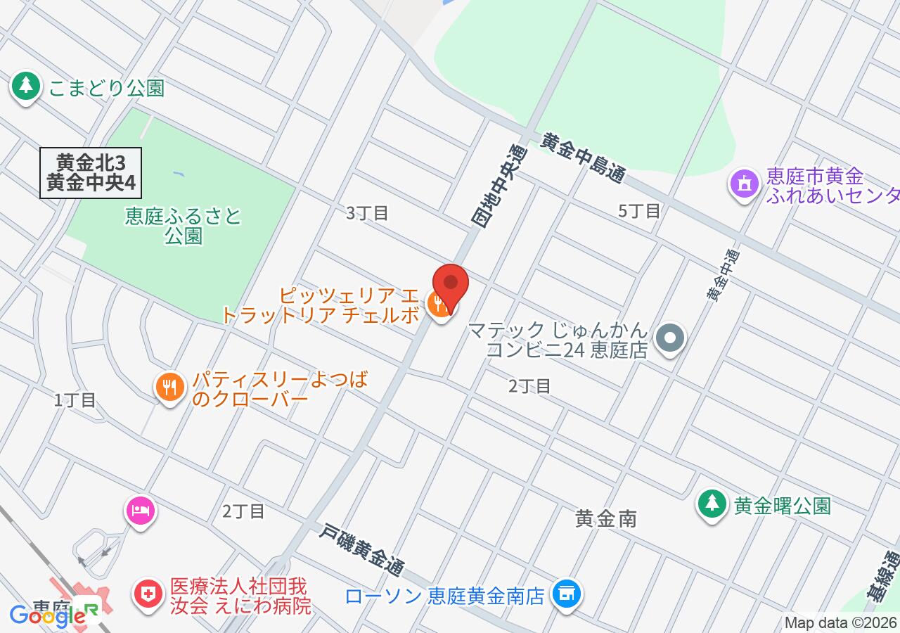 ジェラテリア ジジの地図