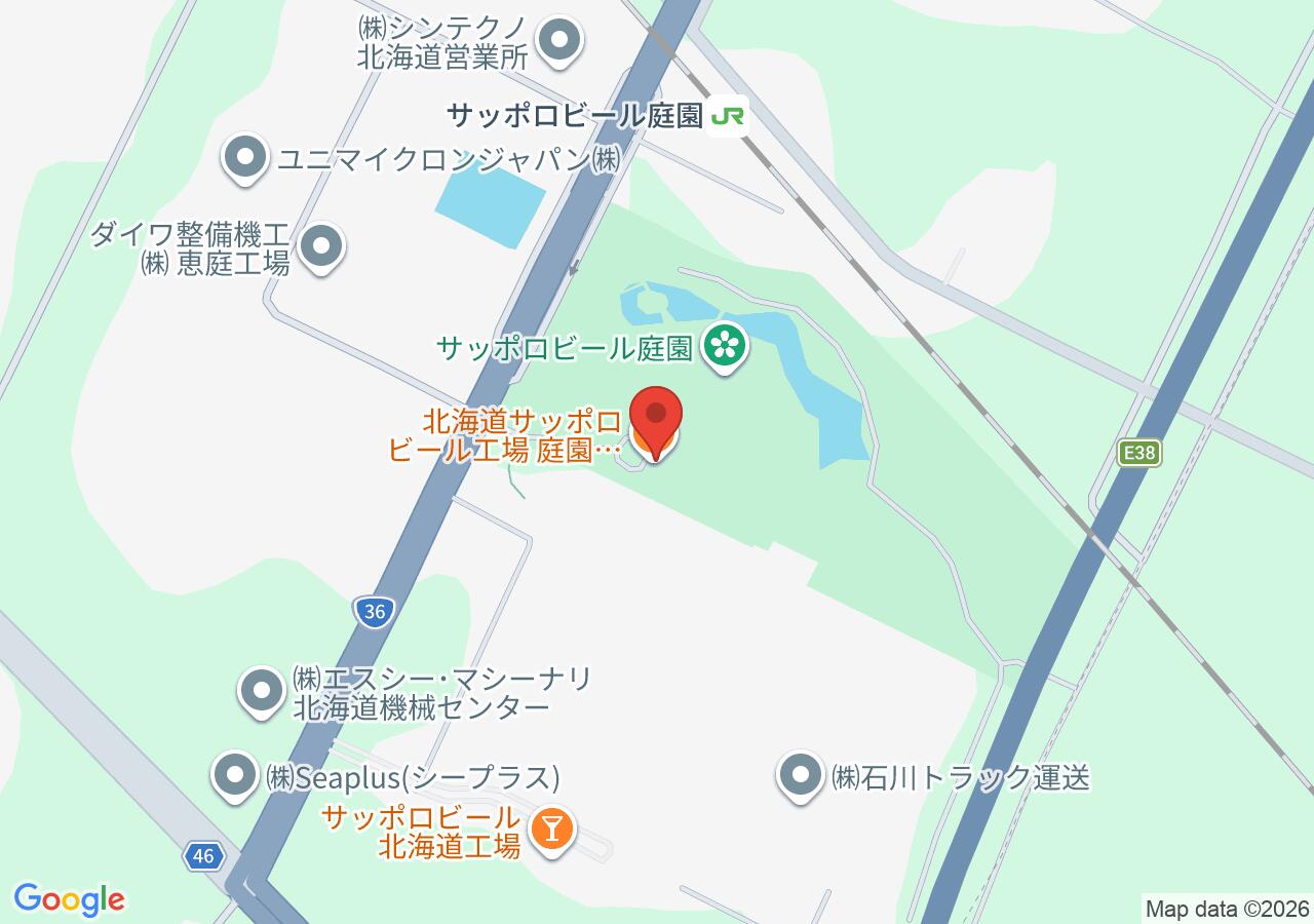 北海道サッポロビール工場 庭園レストラン ヴァルハラ店の地図