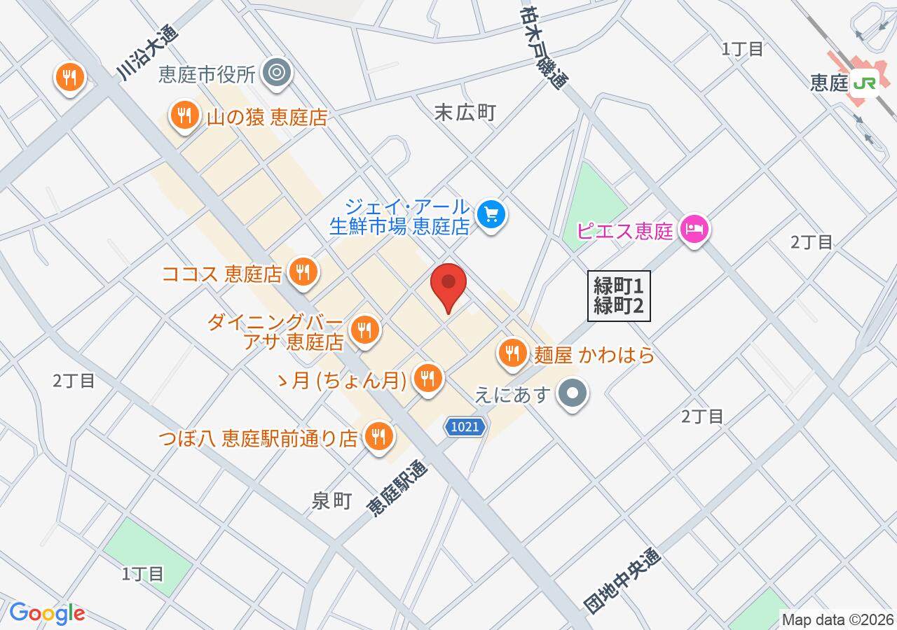 鉄板焼ダイニングさわしんの地図