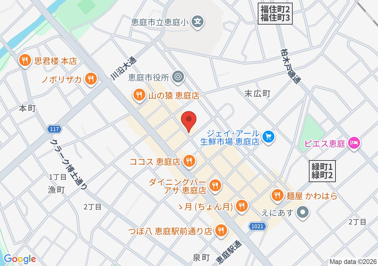 鳥焼商店の地図