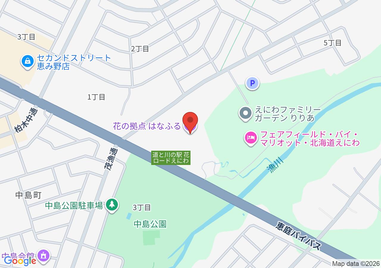 花の拠点 はなふるの地図