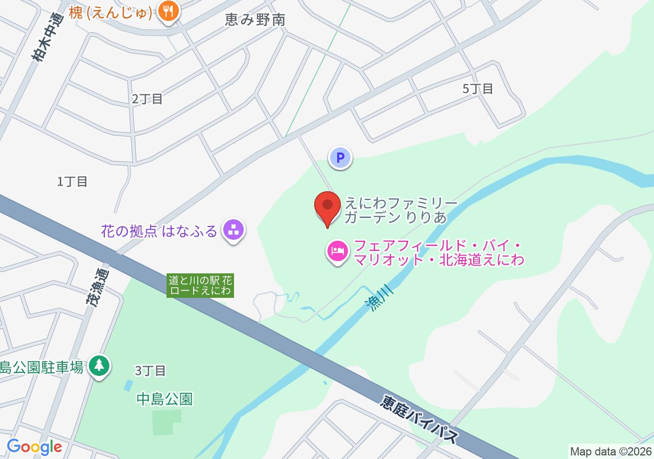 花の拠点 センターハウスの地図