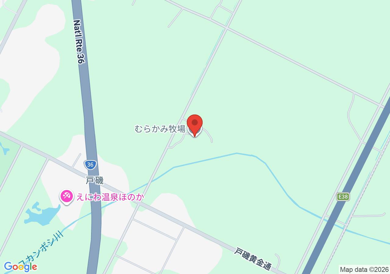 むらかみ牧場の地図