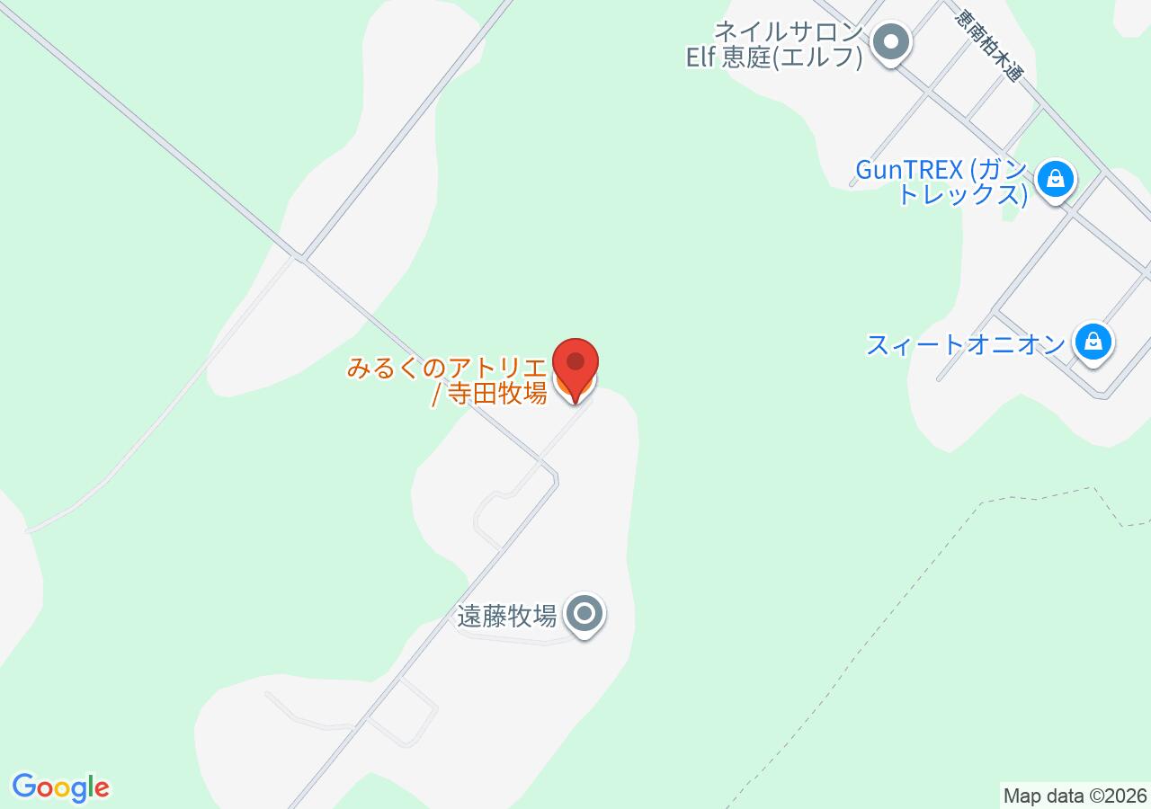 みるくのアトリエ / 寺田牧場の地図