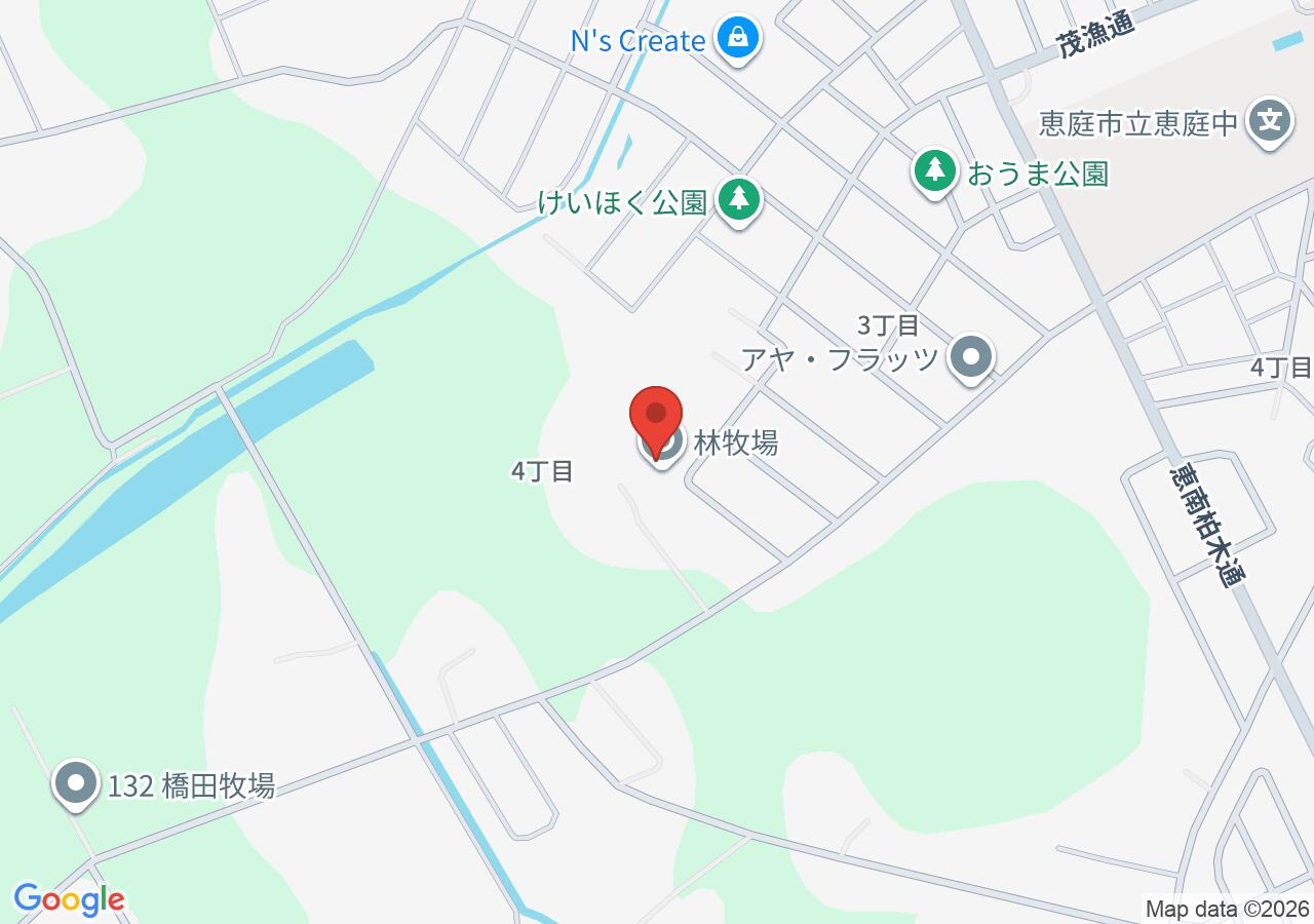 林牧場の地図