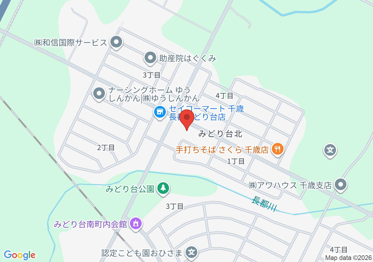 なごみゴルフスタジオの地図