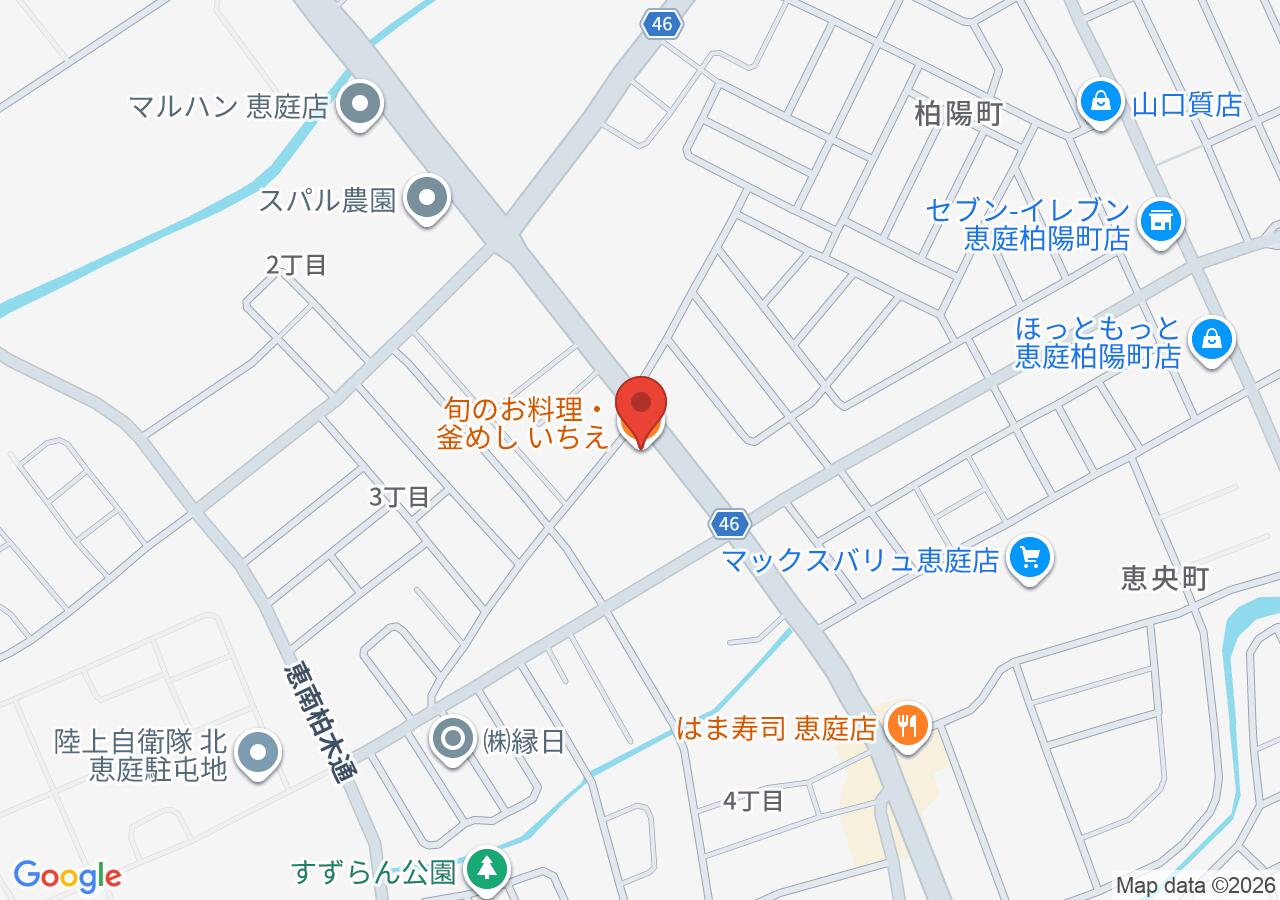 旬のお料理・釜めし いちえの地図