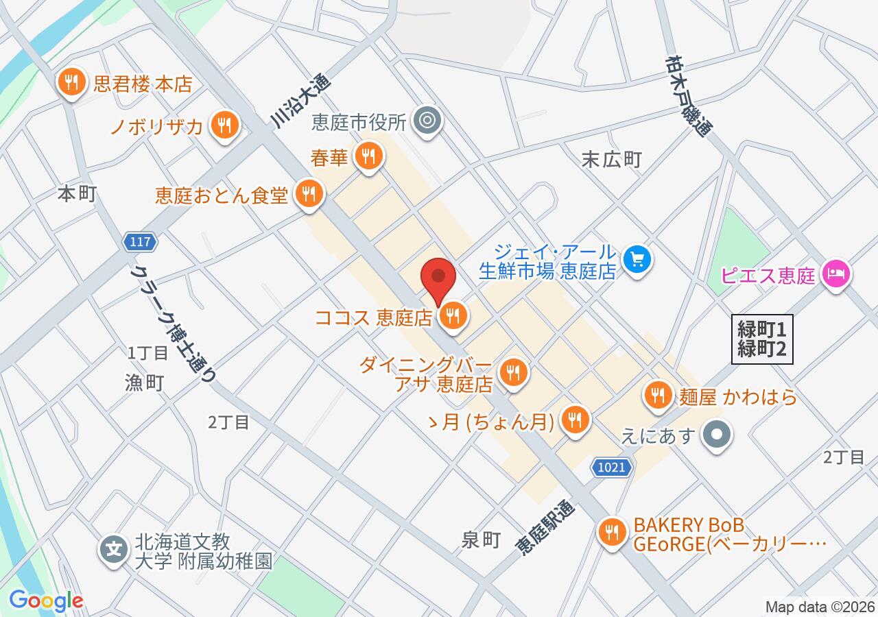 串鳥 恵庭店の地図