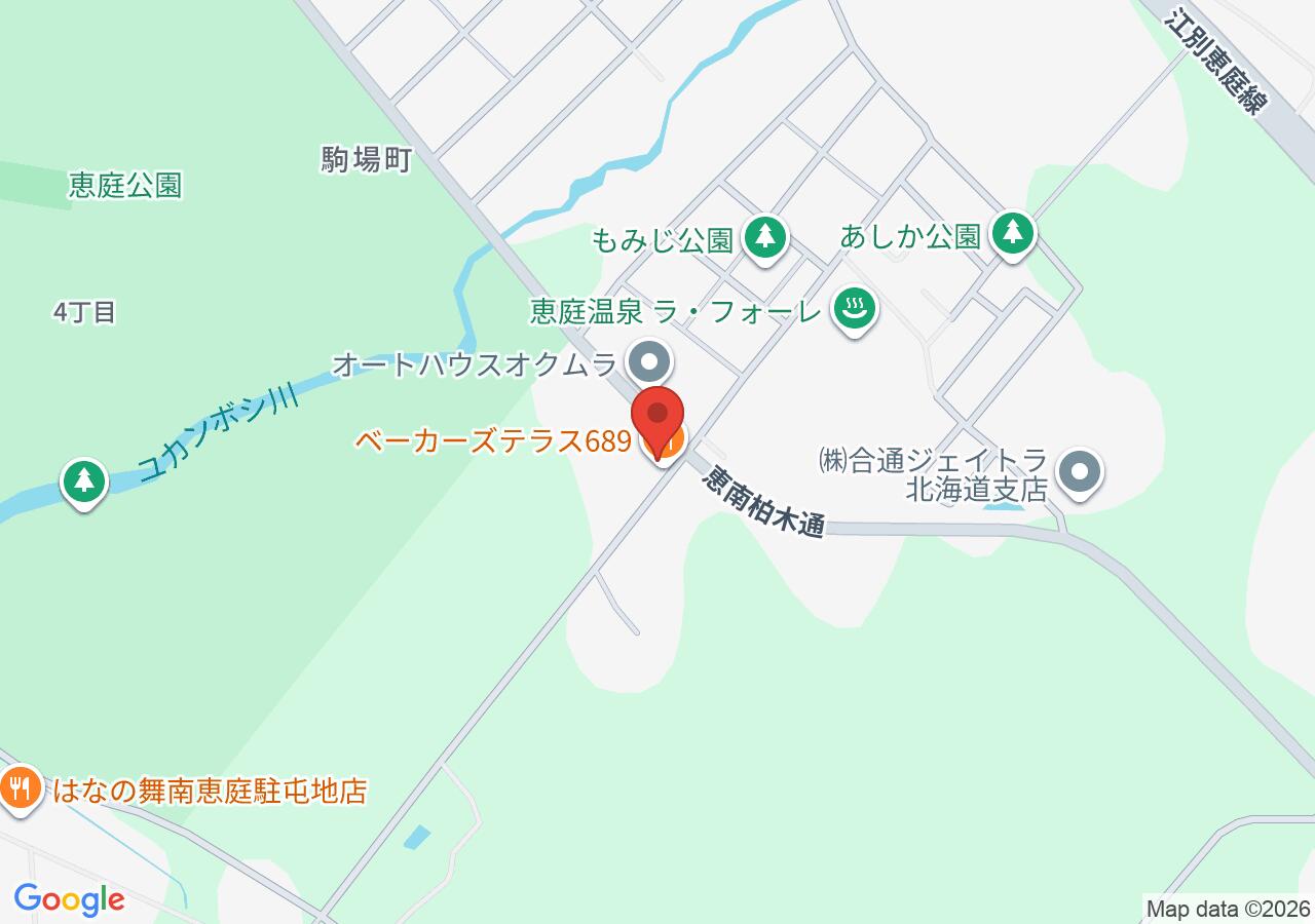 ベーカーズテラス689の地図