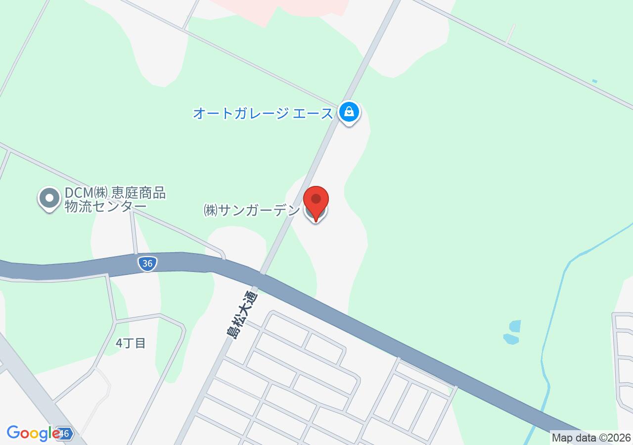 ティーズガーデンの地図