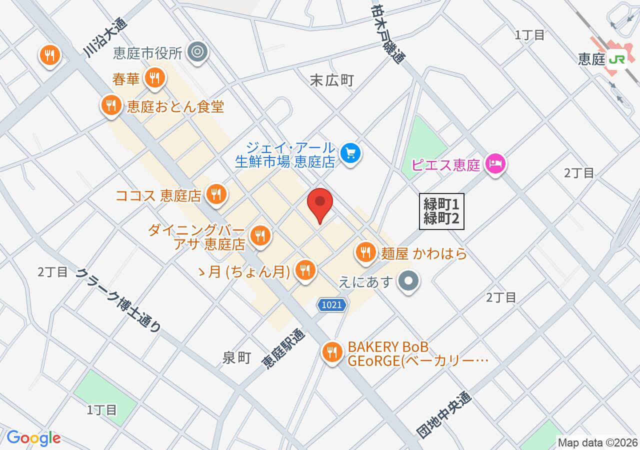 鉄板焼ダイニングさわしんの地図