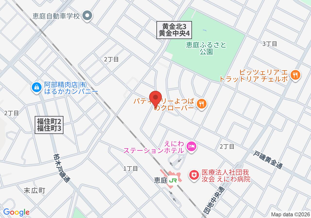 A-kitchenの地図