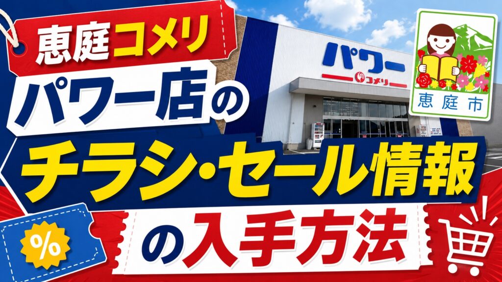 恵庭,コメリ,コメリパワー店,口コミ,評判,レビュー,チラシ,おすすめ