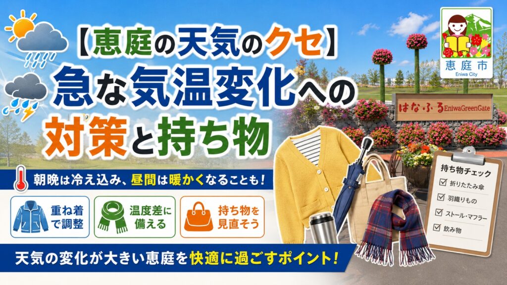恵庭,天気,服装