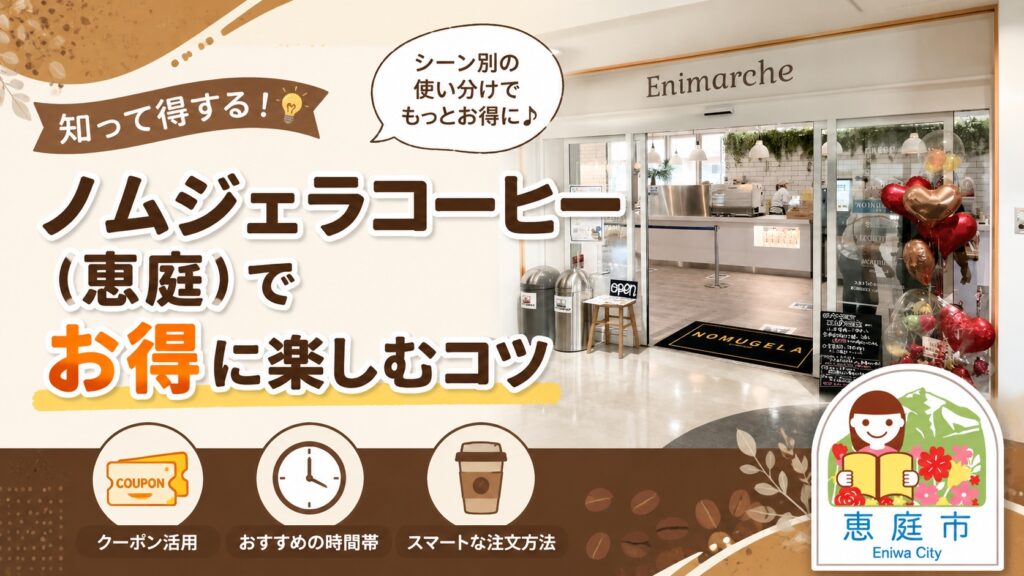 恵庭,ノムジェラコーヒー,口コミ,評判,おすすめ,メニュー,レビュー