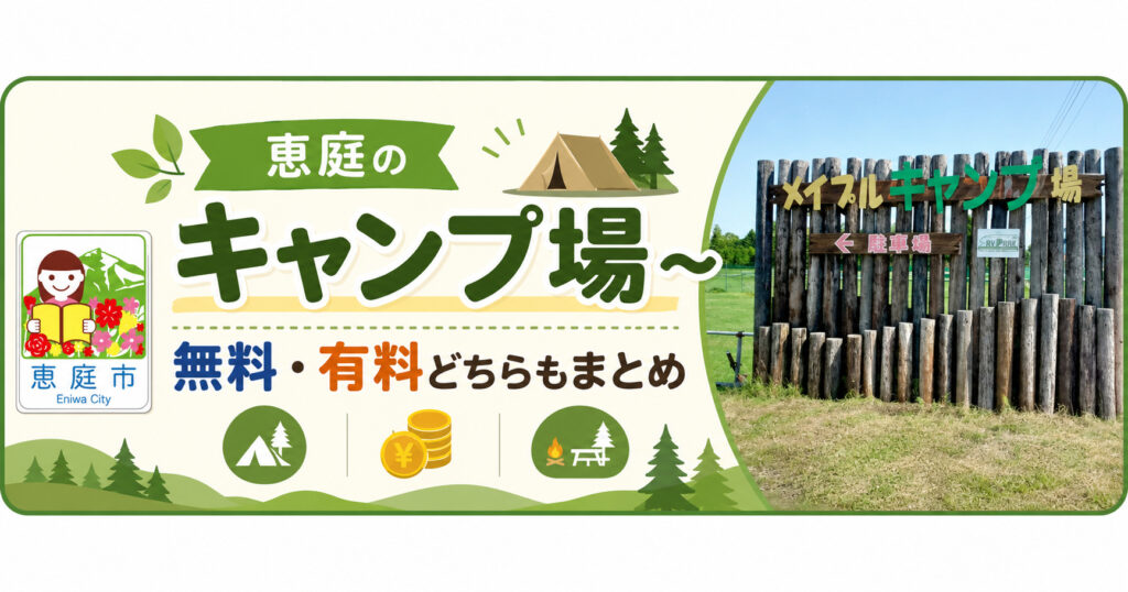 恵庭,キャンプ場,口コミ,評判,レビュー,おすすめ,無料