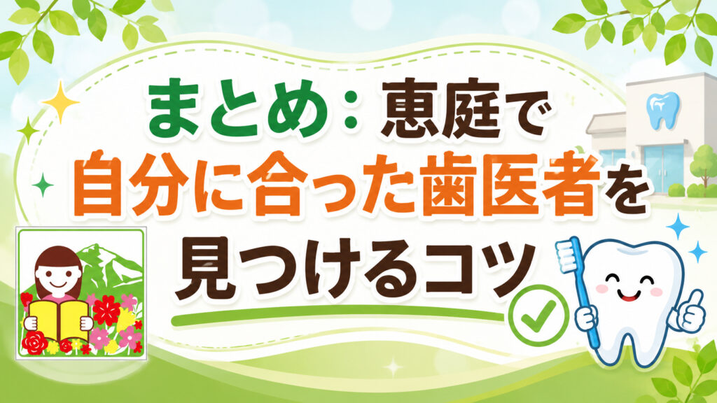 恵庭,歯医者,特徴,おすすめ,口コミ,評判
