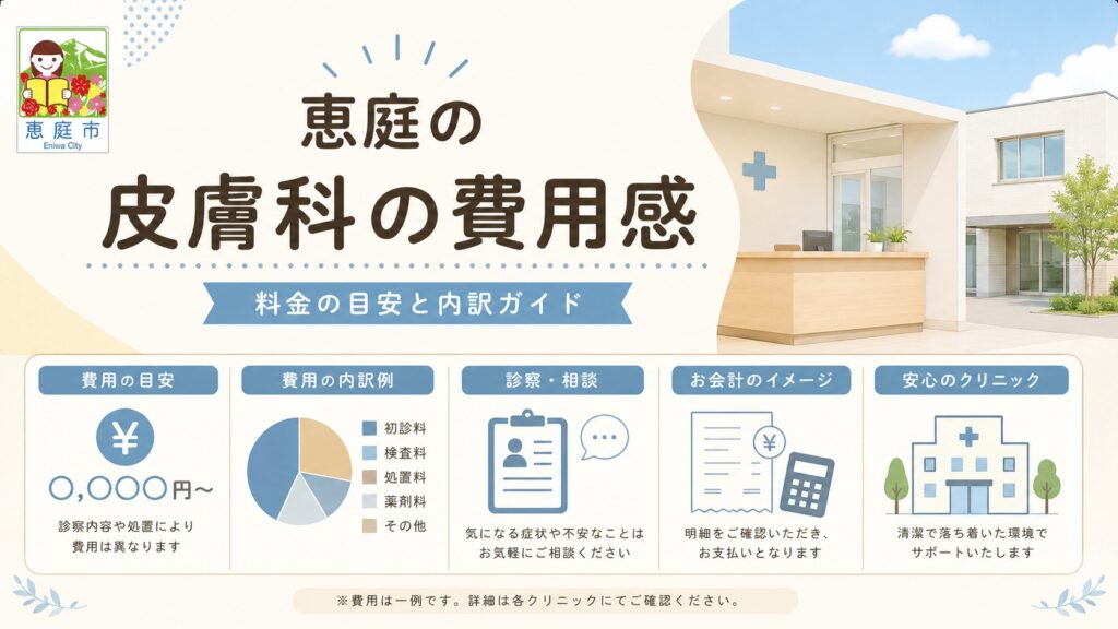 恵庭,皮膚科,評判,口コミ,場所