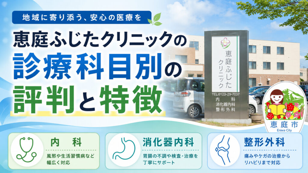 恵庭,ふじたクリニック,口コミ,評判,レビュー