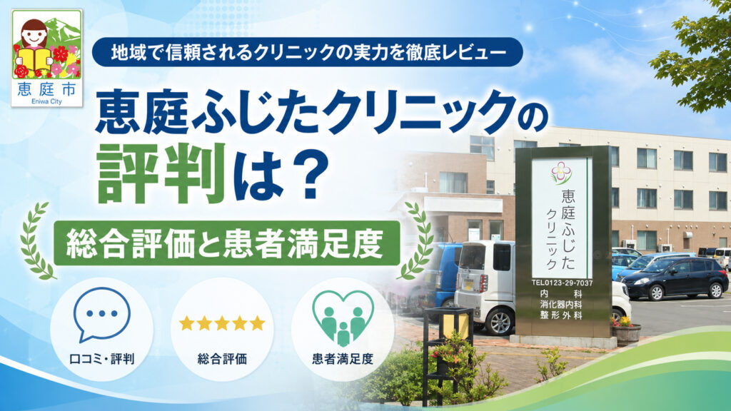 恵庭,ふじたクリニック,口コミ,評判,レビュー