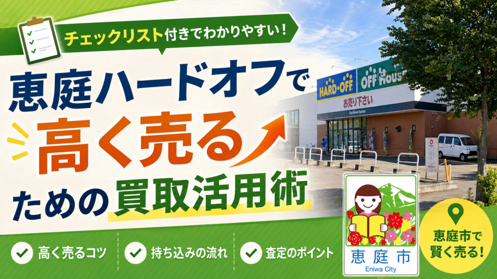 恵庭,ハードオフ,買取,レビュー,口コミ,評判