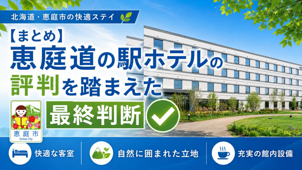 恵庭,道の駅,ホテル.口コミ,評判,おすすめ
