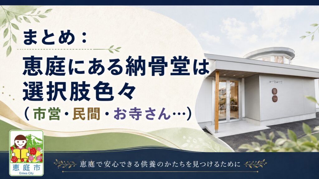 恵庭,納骨堂,評判,口コミ,特徴