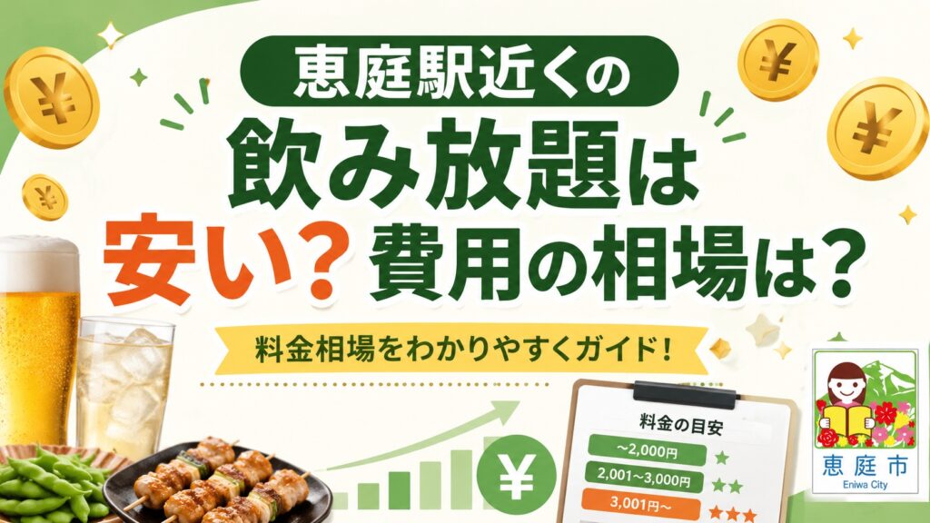 恵庭駅,飲み放題,飲み屋,口コミ,評判,おすすめ,人気