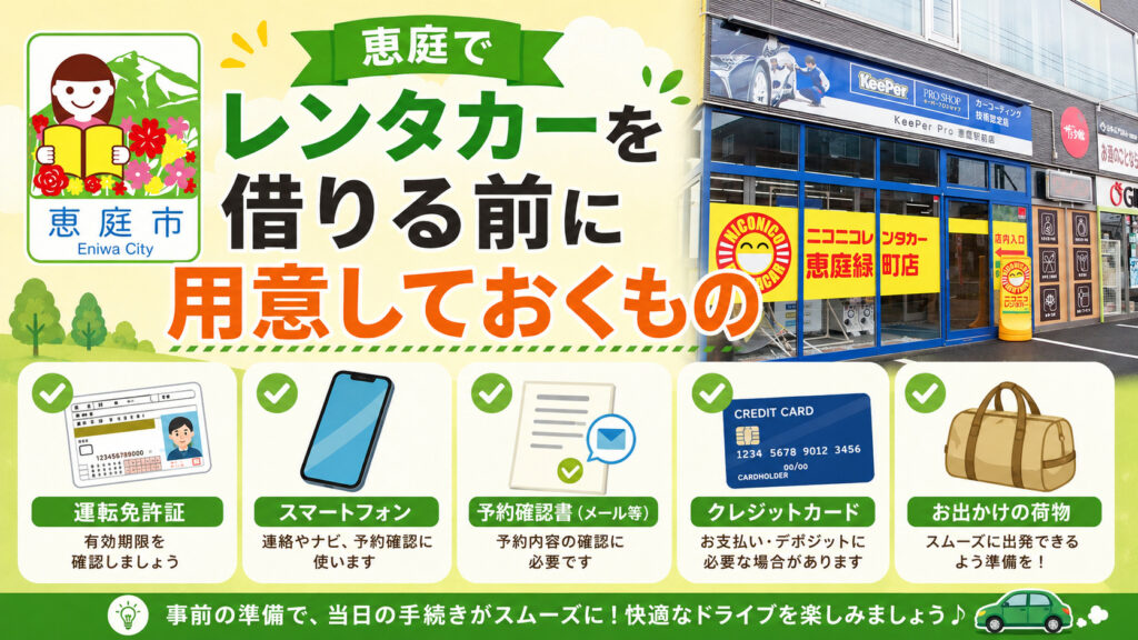 恵庭,レンタカー,レンタカー屋,おすすめ,口コミ,評判