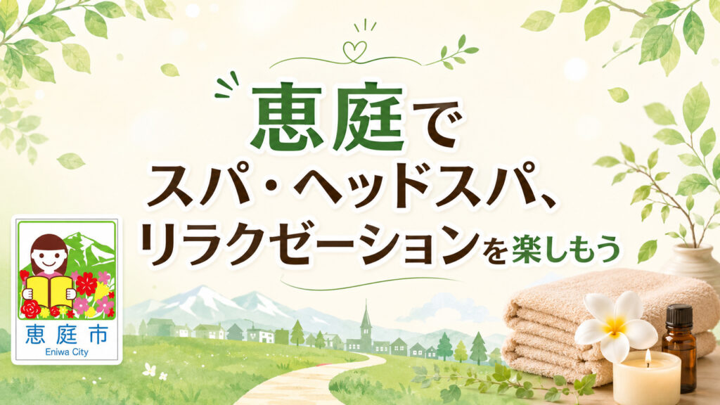 恵庭,スパ,ヘッドスパ,おすすめ,口コミ,評判