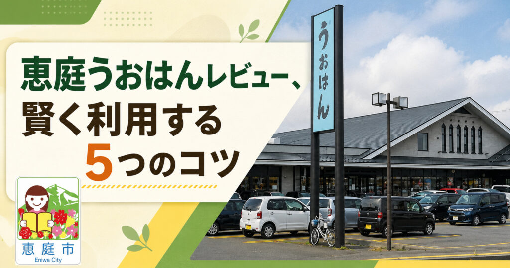 恵庭,うおはん,レビュー,口コミ,評判,おすすめ