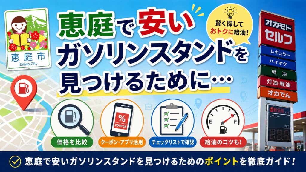 恵庭,ガソリンスタンド,安い,おすすめ,口コミ,評判,住吉