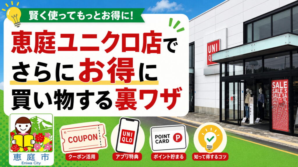 恵庭,ユニクロ,チラシ,セール,裏ワザ