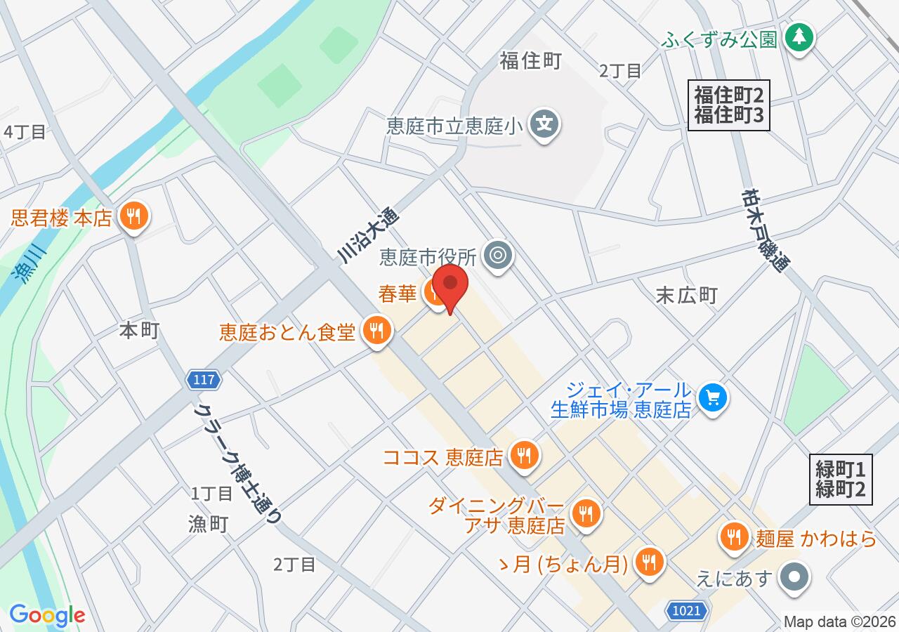 ビストロ・サンカントの地図