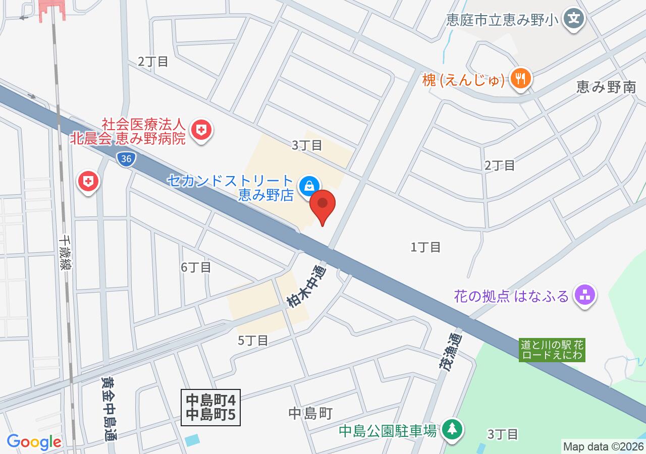 ENEOS Dr.Driveチャレンジ恵み野SS（北海道エネルギー）の地図