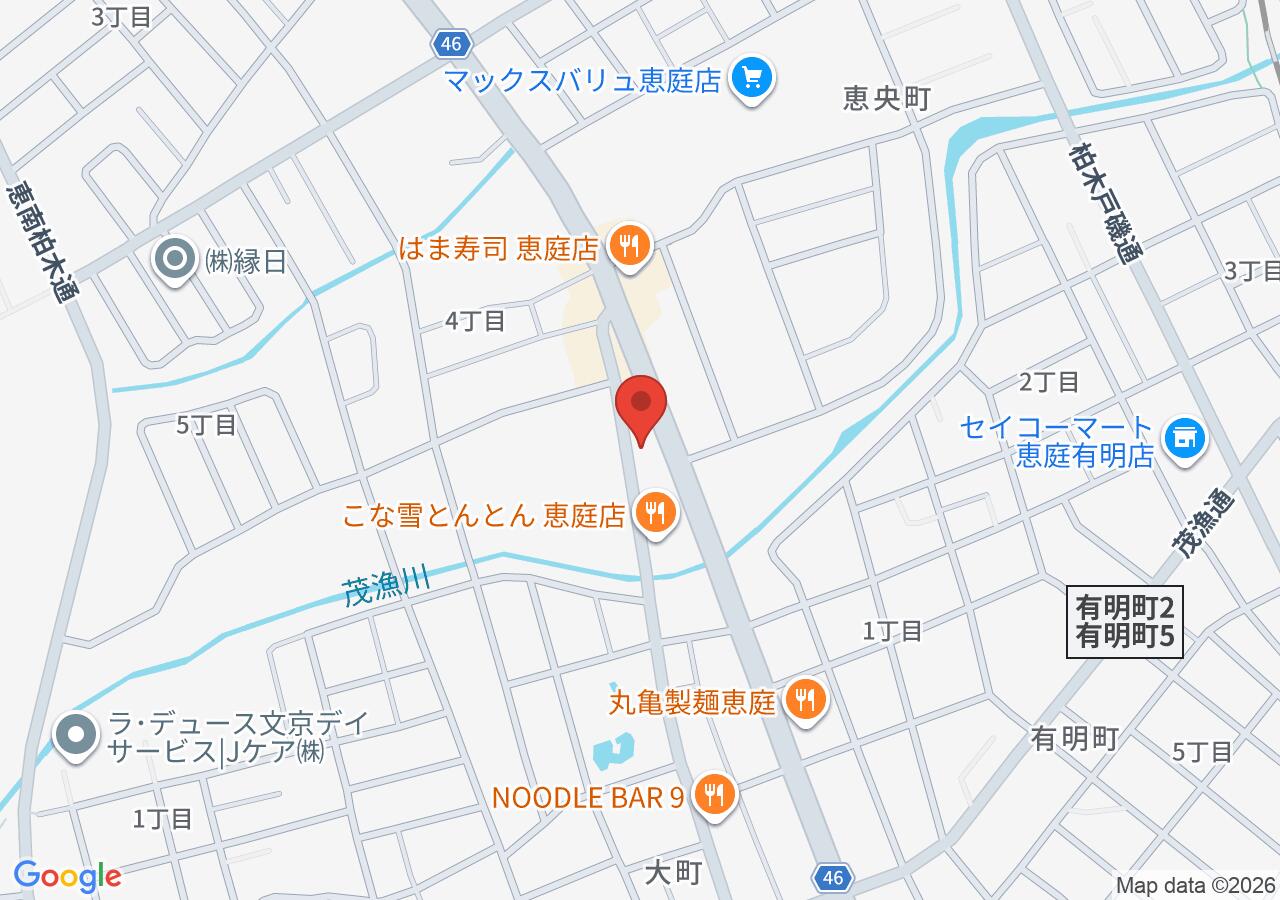 apollostation セルフ恵庭北SS（出光リテール販売）の地図