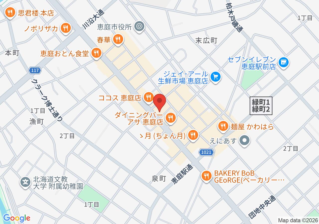 ひまわり皮ふ科形成外科クリニックの地図