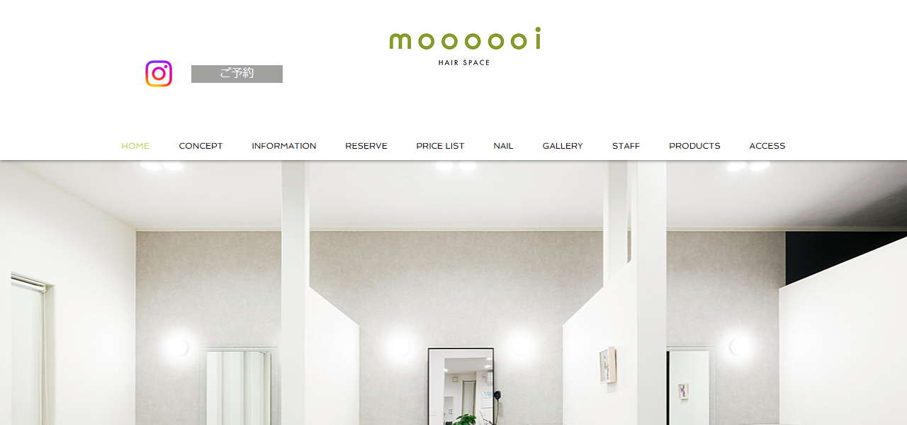 moooooi HAIR SPACEの公式サイト
