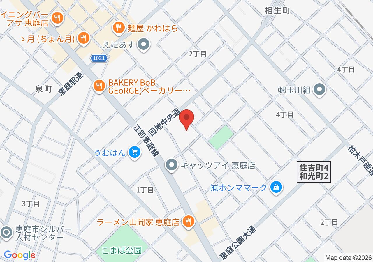 SOULs hair suwaの地図